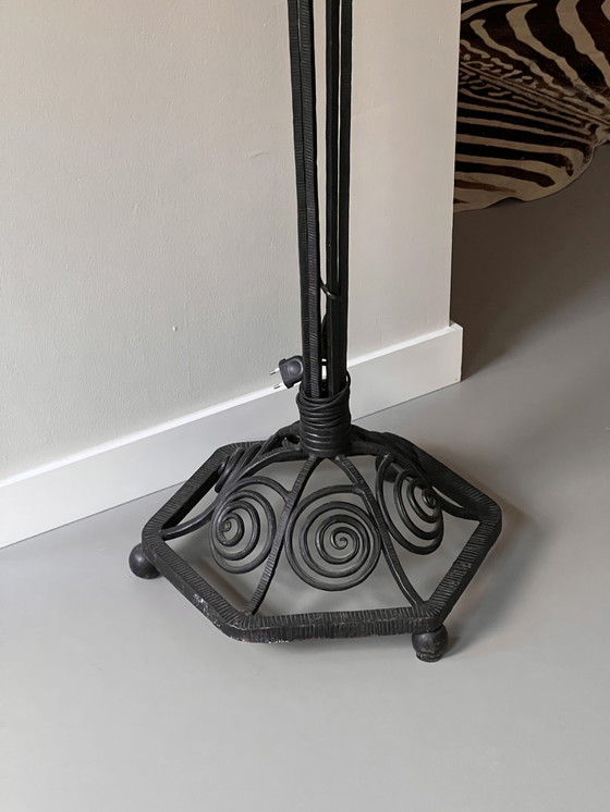 Image 1 of Lampada da terra con ciotola in alabastro