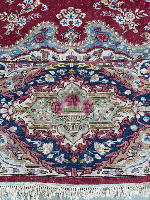 Perzisch Kerman (Kirman) Tapijt,500 × 295 cm,Uniek Vintage Stuk