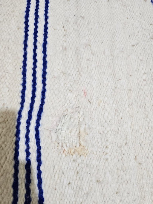 Antique Berber Kilim Rug - Unique Piece 390cm x 175cm – vloerkleden en tapijten, Cotton, Wool (photo 2 of 9)