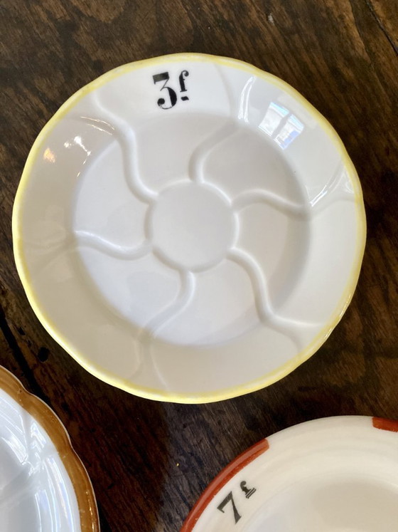 Image 1 of Ciotole da bistrot in porcellana di Limoges (Francia), inizio XX secolo