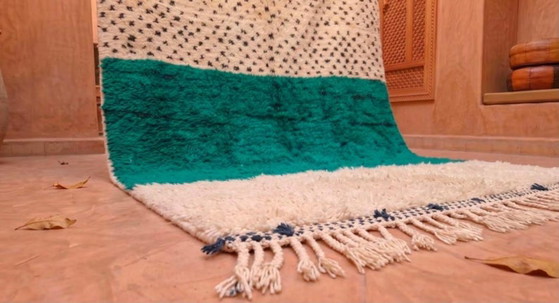 Tapis Berbère Marocain Au Charme Naturel 250cmx150cm – Tappeti, Cotton (photo 4 of 5)
