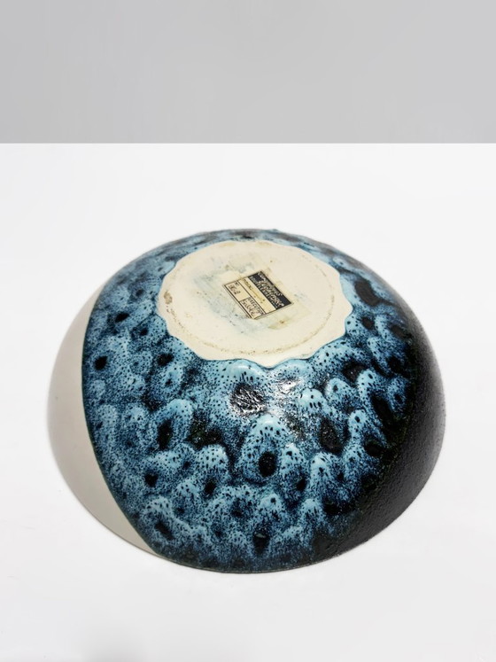 Image 1 of Raro set di tre ciotole in ceramica, Elchinger Atelier. Francia, 1950.