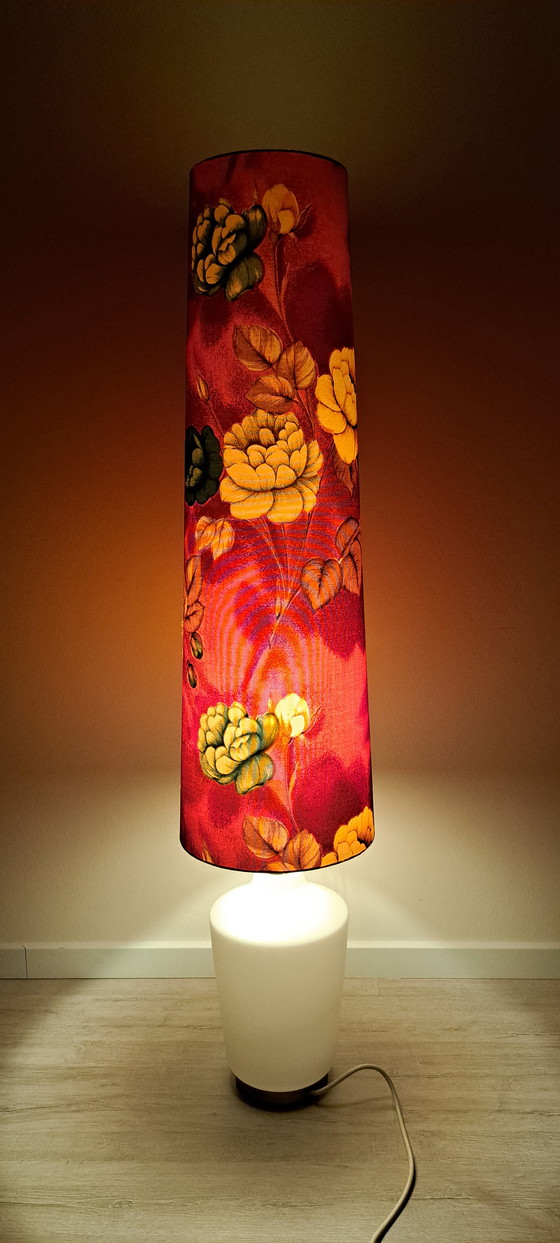 Image 1 of 🔴⚪️ Original DORIA Floor Lamp – 60s/70s – Large, rare, excellent condition
