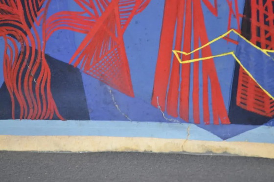 Jean Deldevez, "Il Villaggio Immaginato" Gouache, Firmata in Basso a Destra. – Dipinti e disegni (photo 9 of 10)