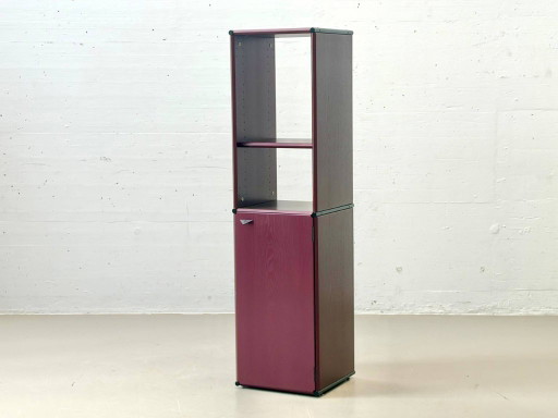 Modulares Designregal mit Schrankfach, 1990er Jahre