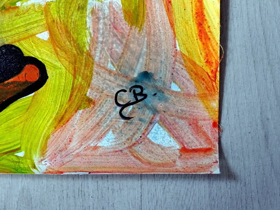 Pittura Pop Art, di Dagebert Duck Monopoly man, CB, Dipinti e disegni, Tela, Rosso (foto 10 di 10)