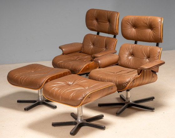 Image 1 of Poltrona e pouf canadesi, anni '60 – Northfield Metal Products