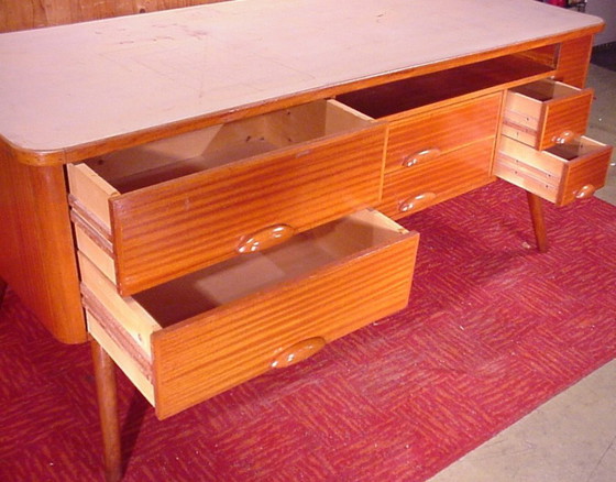 Image 1 of Mostrador de caoba de diseño, mueble de tienda, muebles antiguos, bar