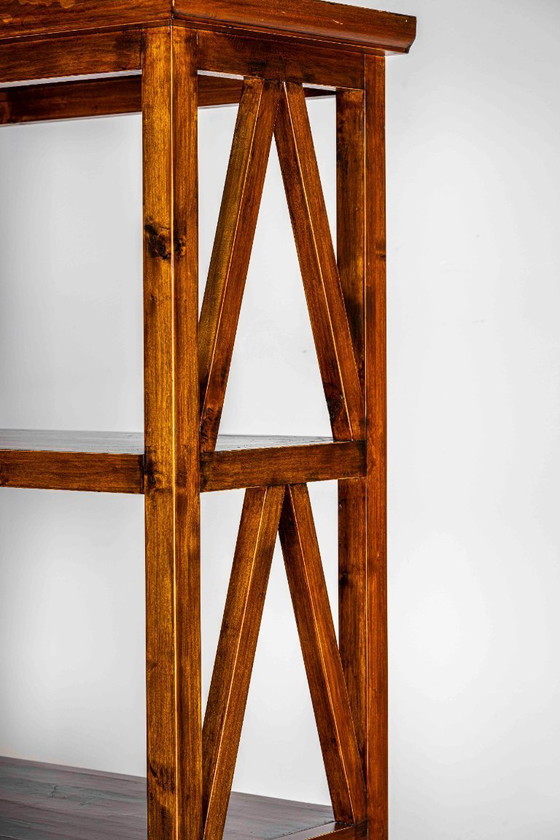 Image 1 of Commode ou bibliothèque vintage avec 2 tiroirs