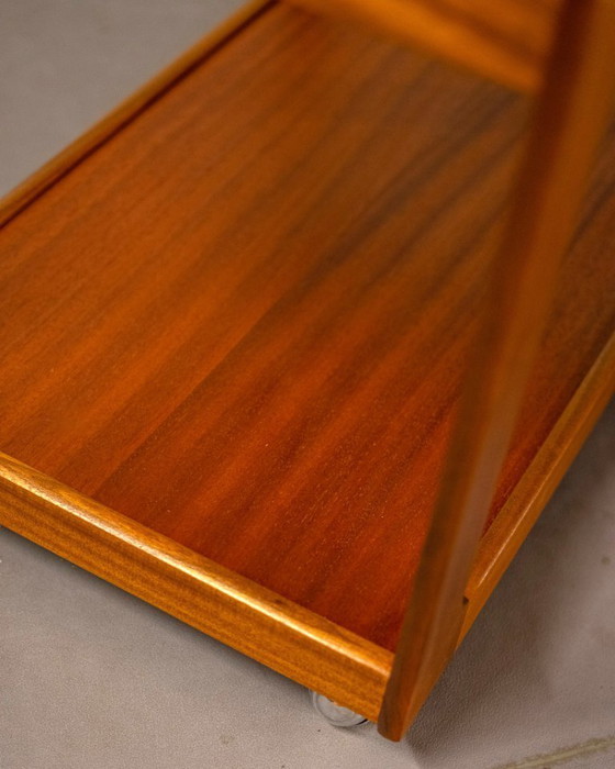Image 1 of Mid Century Teak Trolleytafel van Opal Möbel, Duitsland, circa 1960