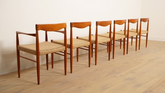 Image 1 of 6 x dining chair | Bramin | H.W. Klein | Teak | Restored