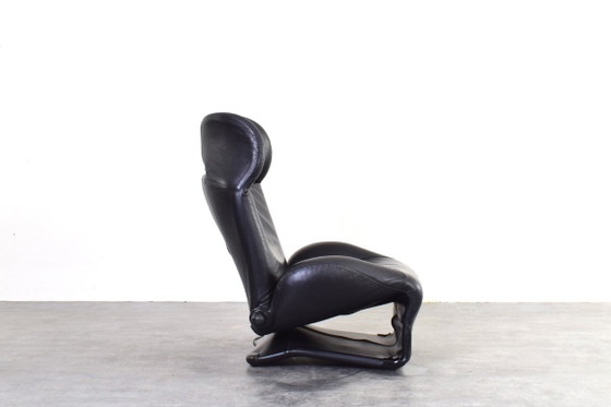 Wink leren stoel van Toshiyuki Kita voor Cassina, jaren 80. – Fauteuils, Plastic, Leather (photo 4 of 18)