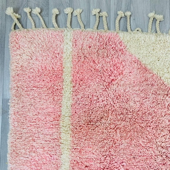 Tapis Berbère Fait À La Main Traditionnelle Artisanale Taille 2/3 M – Ahrend, Wool (photo 6 of 7)