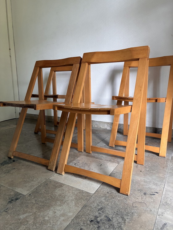 Image 1 of 4 chaises pliantes vintage style Aldo