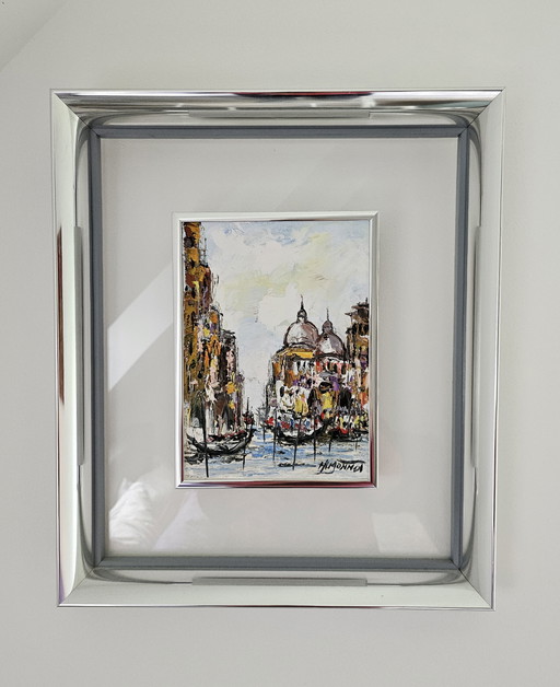 "Sur le canal Venise" del artista Patrick Hugonnot