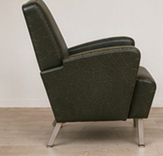 Image 1 of 2 x vintage fauteuils Gispen/Kembo/Rietveld stijl