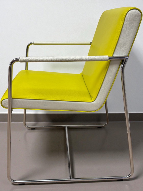 Image 1 of Leolux Spring dining chairs (set of four)