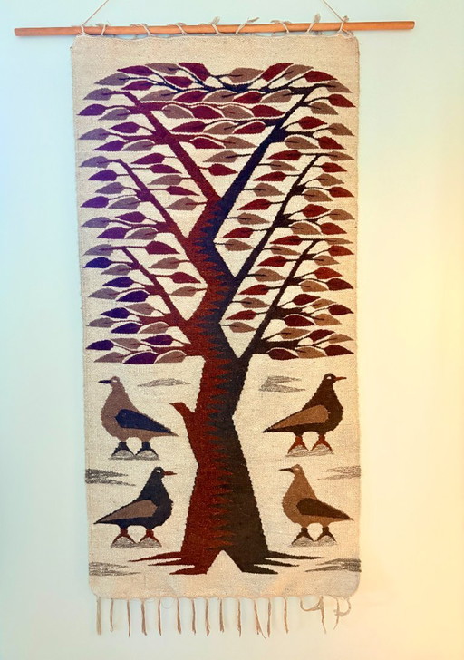 Wall Rug – Tree of Life – 1970s