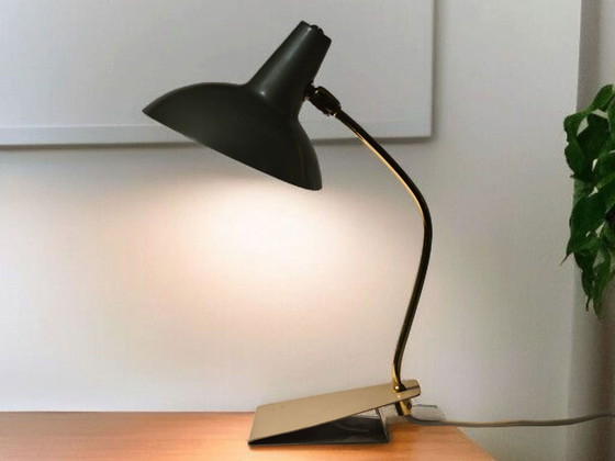 Lampada da scrivania / Lampada da tavolo estremamente rara, Mid-Century – Lampade da tavolo, Metallo, Ottone (photo 11 of 12)