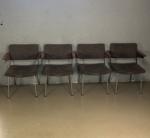 4 Gispen 1265 Chairs
