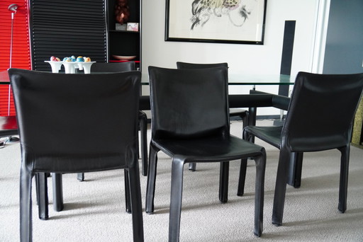 Cassina Cab eetkamerstoelen 6 stuks