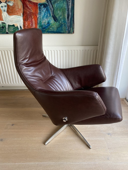 1x Gealux, Modell Pearl Lederdrehsessel