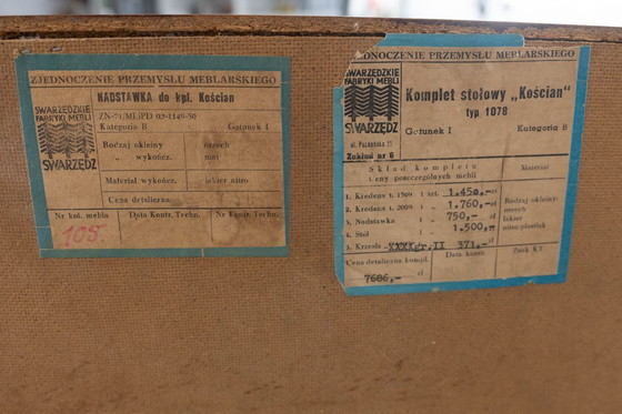 Image 1 of Vintage dressoir met vitrinekast van SFM, jaren 70.