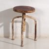 Vintage ronde kruk (ca. 1950) #3 – Krukjes, Iron, Industrieel (photo 34 of 36)