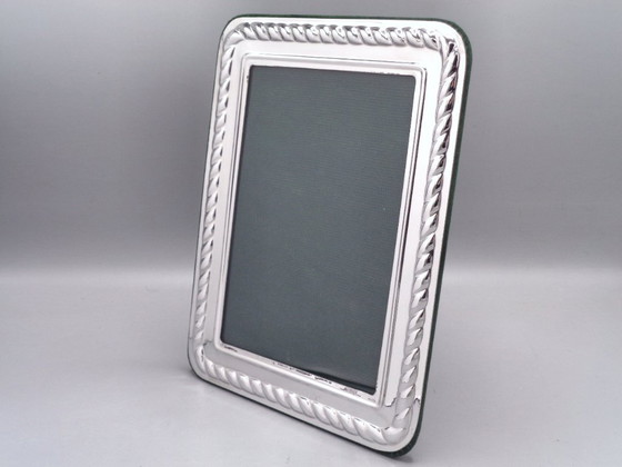 Image 1 of Handgegraveerd, verzilverd metalen frame, model San Marco, 13x18 cm.