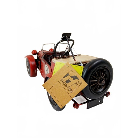 Image 1 of Vintage Look Metalen Racewagen - TF Collection - Handgemaakt