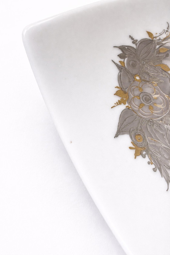 Image 1 of Assiette vintage en porcelaine Rosenthal Studio-Line par Bjørn Wiinblad – 1970 – 18x18 cm