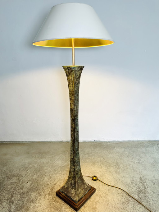 BRONZE FLOOR LAMP BY STEWART ROSS JAMES FOR HANSSEN LIGHTING, THE UNITED STATES, 1960s