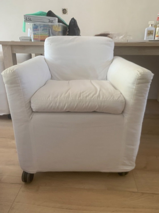 Image 1 of 4 gelderland chairs with armrests and casters