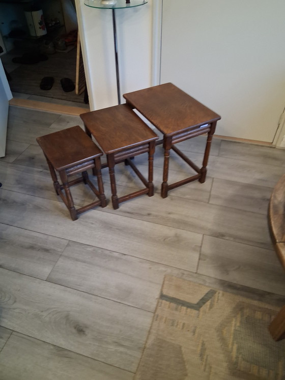 Image 1 of Set van 3 prachtige bijzettafels 