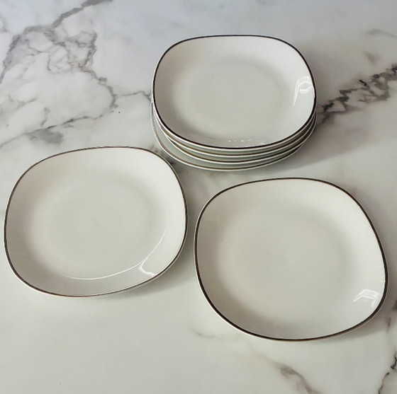 Image 1 of Schirnding Bavaria Porcelain Dessert Plates
