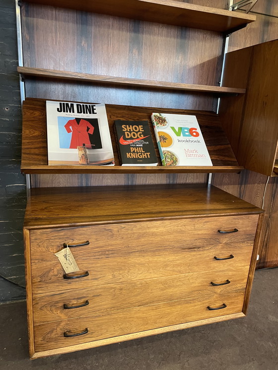 Image 1 of Sistema di pareti in palissandro vintage e unico