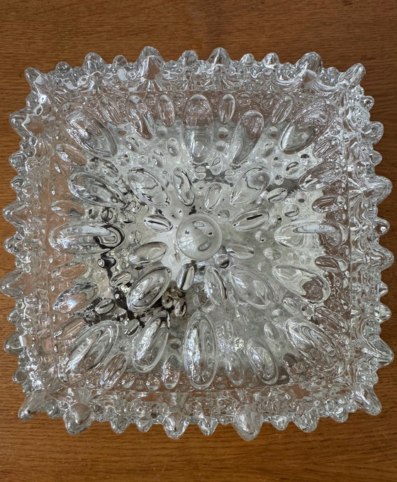 Image 1 of Deckenleuchte Pressglas Limburg, Helena Tynell 60er Jahre