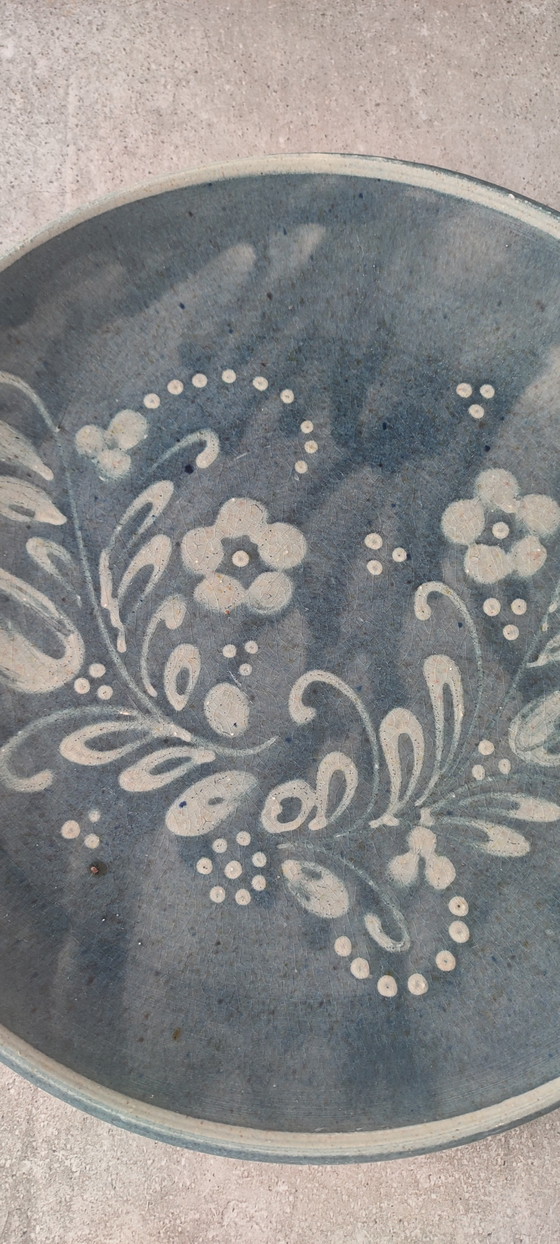 Image 1 of Grande piatto in gres alsaziano di Vincent Pirard, Soufflenheim