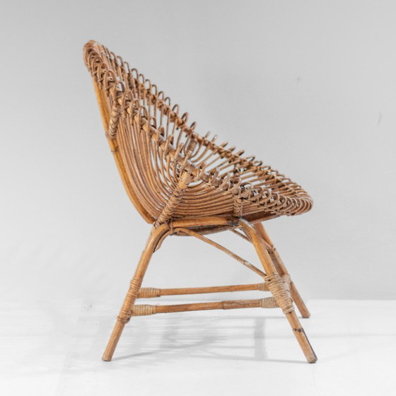 Image 1 of 1x Juego de salón de bambú italiano moderno de mediados de siglo de 1960