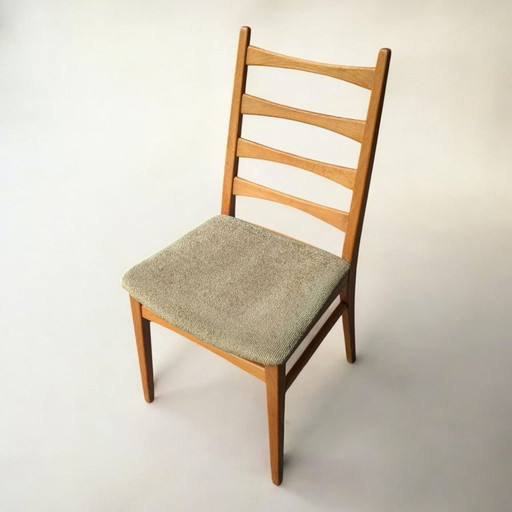 Rareté de la collection ! 3x Chaise de cuisine/salle à manger vintage des années 70, chaise à barreaux, made in Germany