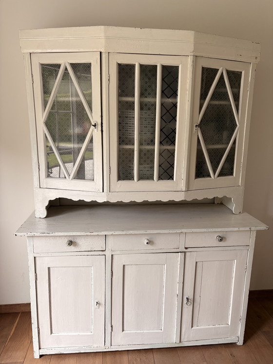 Image 1 of Vintage landelijke kast / servieskast