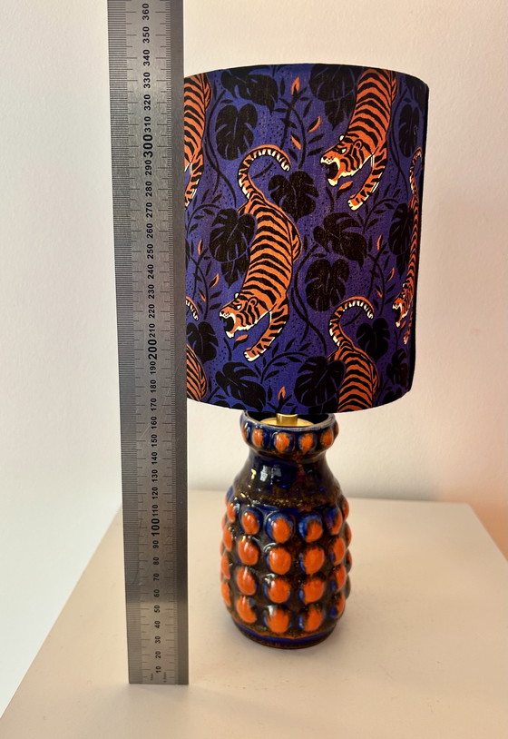 Image 1 of Upcycled table lamp from West Germany, Pop-Art vase by Bay Keramik