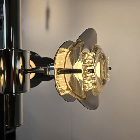 Image 1 of Vintage Italian Pendant Lamp, Glass