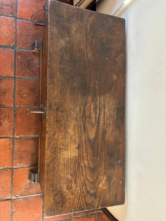Image 1 of Cofre para mantas de madera de pino español (Antiguo)