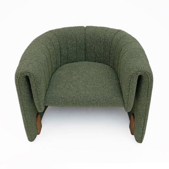 Image 1 of Paar Bouclè-Sessel im italienischen Design