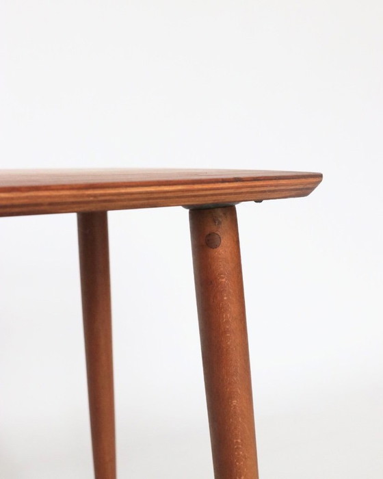Image 1 of Vintage side table teak coffee table retro mid-century
