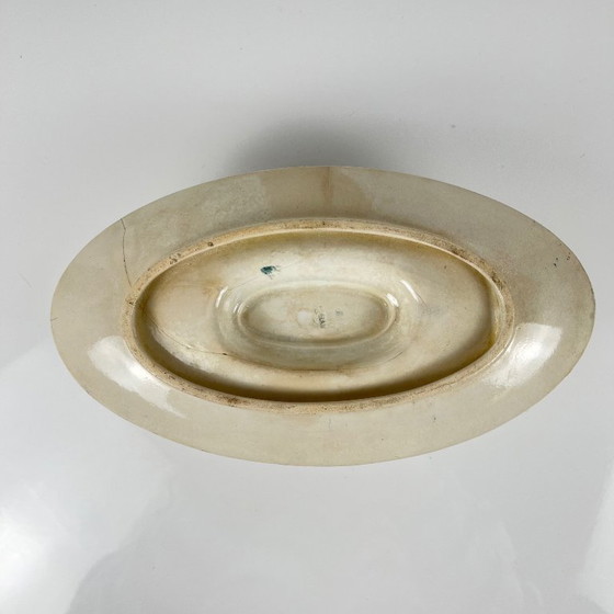 Image 1 of Salsera, motivo "Clavel", KG Lunéville, Ironstone, siglo XIX