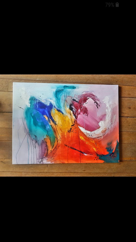 Image 1 of Abstract schilderij,Go Inside