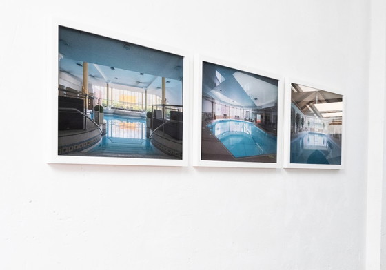 Image 1 of Empty Swimming Pool — color framed photograph 70x100cm