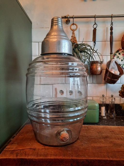 Barattolo da farmacia antico XL